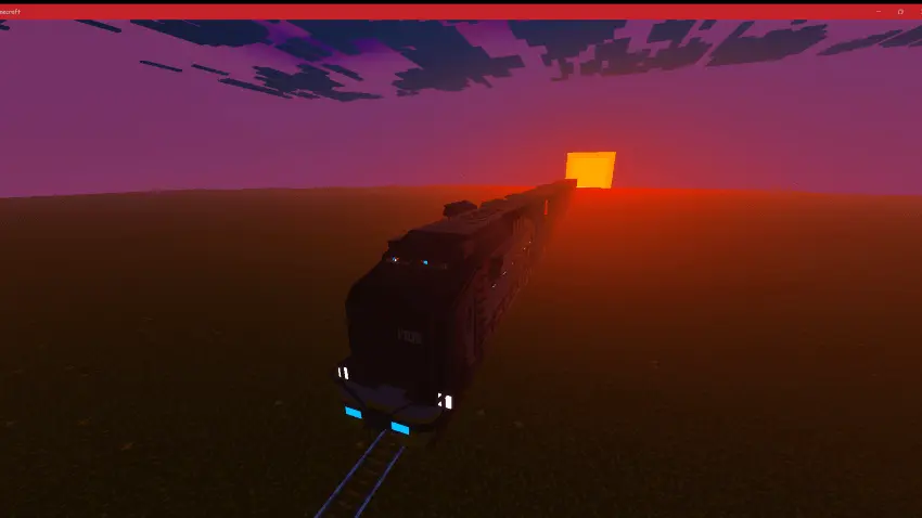 Trem de carga futurista Mod / Addon screenshot