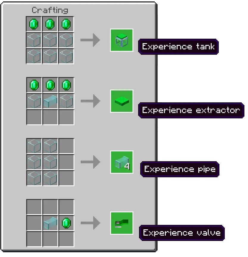 Experience Storage Mod / Addon screenshot