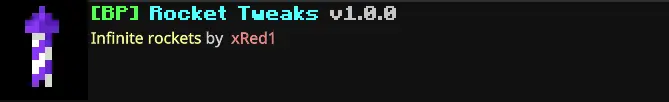 Rocket Tweaks | Infinite Rockets Mod / Addon screenshot