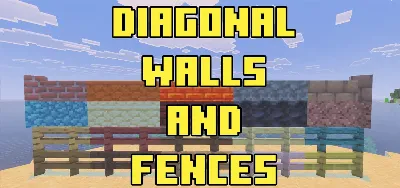 Diagonal Fence and Walls Mod / Addon thumbnail