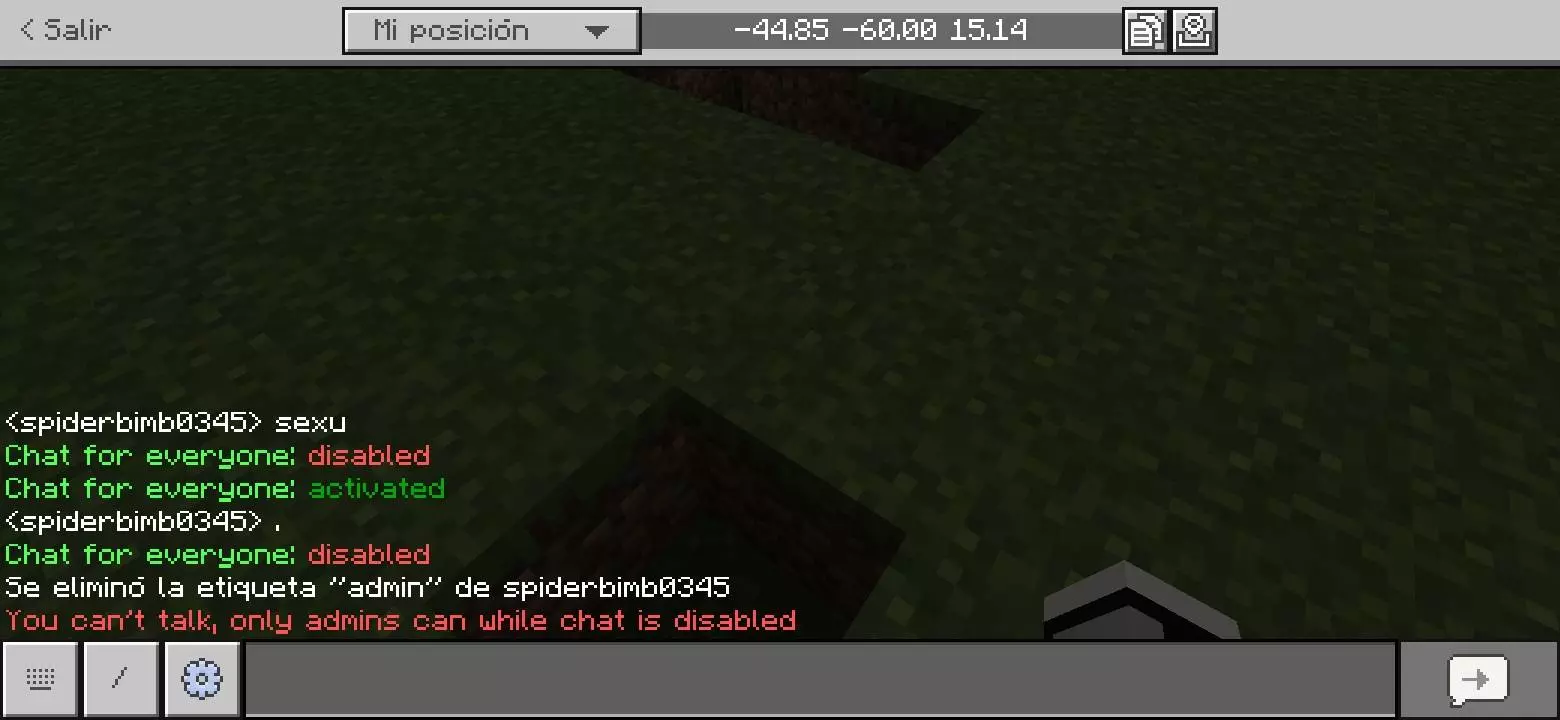 Chat Blocker Mod / Addon screenshot