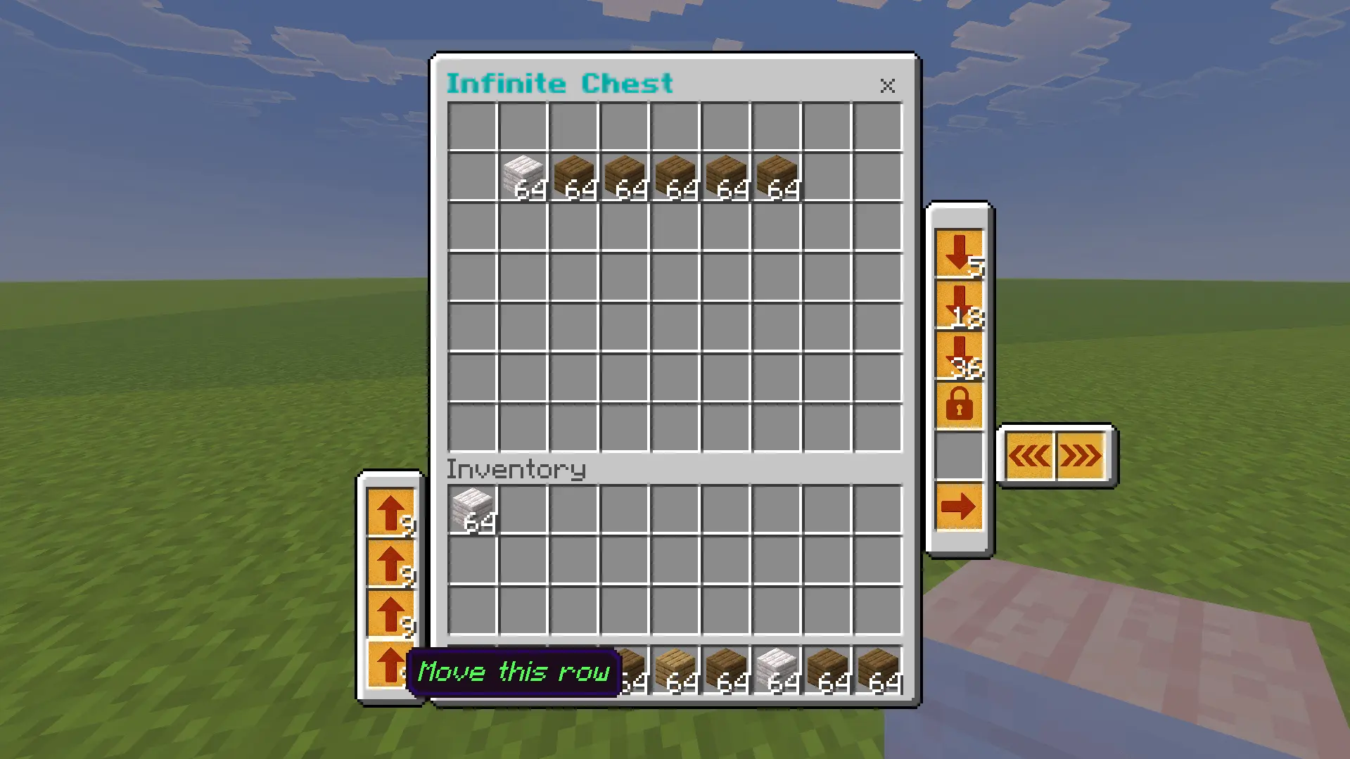 Infinite Сhest Mod / Addon screenshot