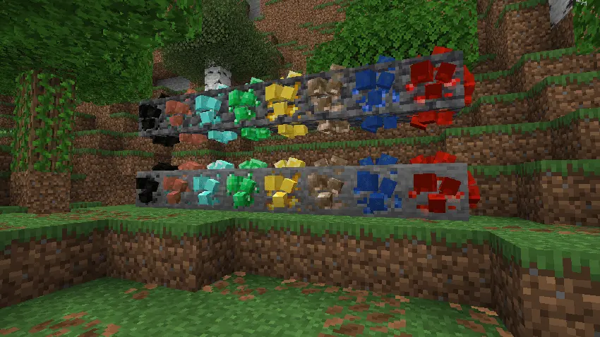 Natural 3D Ores Mod / Addon screenshot