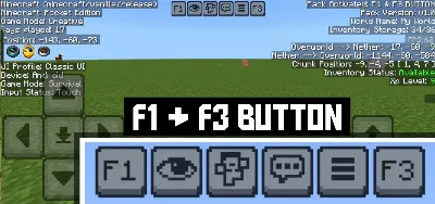 F1 & F3 BUTTON – Addon / Texture Pack thumbnail