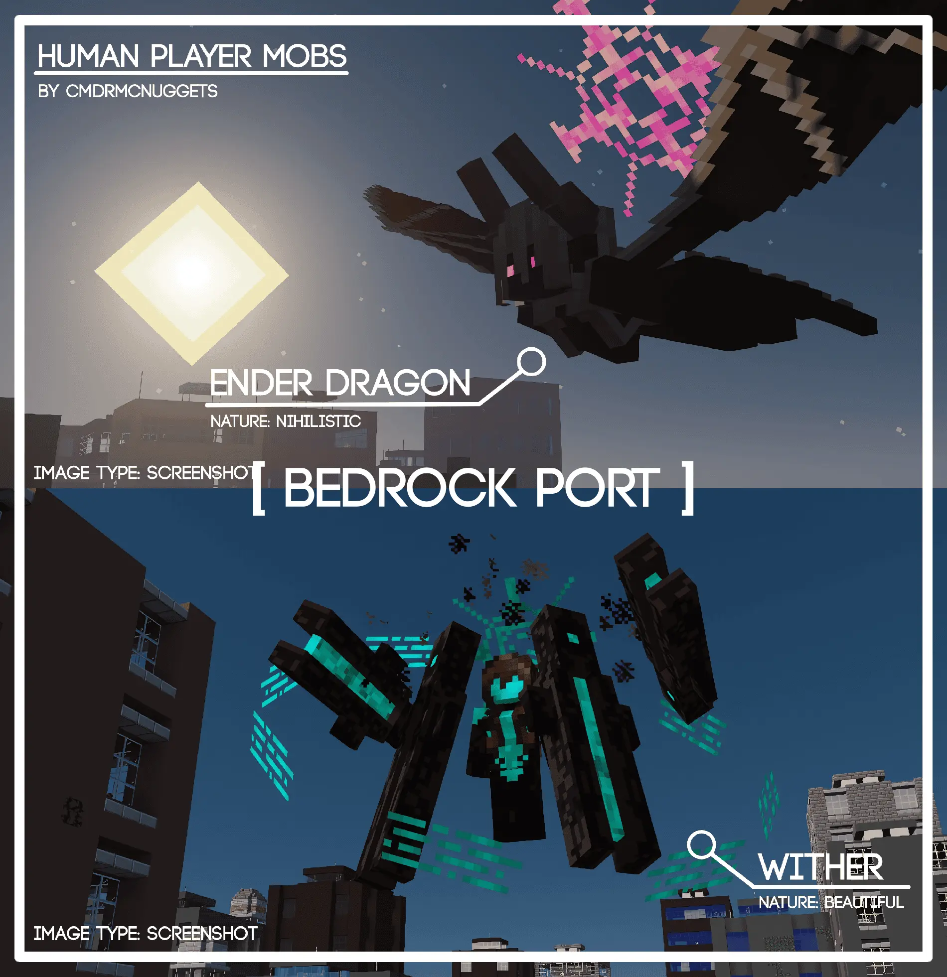 Human Player Mobs Mod / Addon screenshot