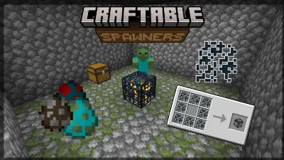 Craftable Spawners Mod / Addon thumbnail