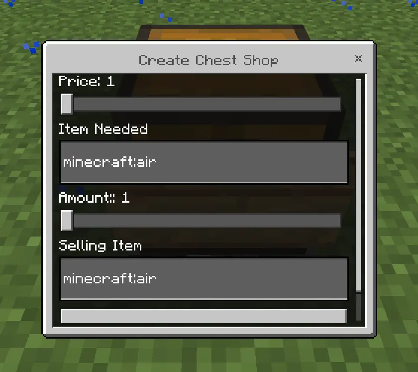 Cube ChestShop Mod / Addon screenshot