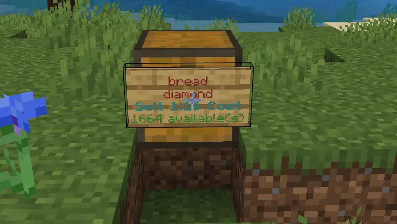 Cube ChestShop Mod / Addon screenshot