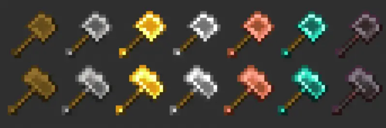 Hammers and Excavators Mod / Addon screenshot