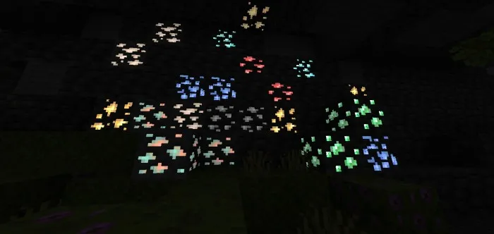 New Glowing Ore MCPE – Texture Pack thumbnail