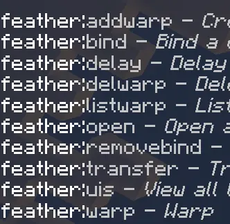 Feather Essentials Mod / Addon screenshot