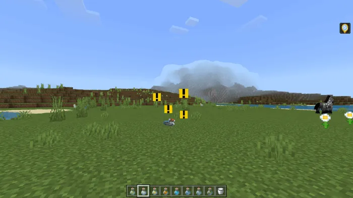 Invisibility Hider Resource Pack | Particles Shower Addon screenshot