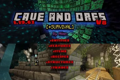 Cave and Ores Addon thumbnail