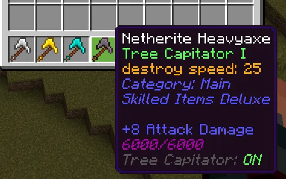 Skilled Items Deluxe Addon screenshot
