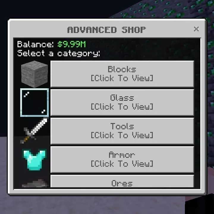 Advanced Economy Shop Mod / Addon screenshot