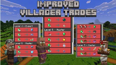 Improved Villager Trades Mod / Addon thumbnail