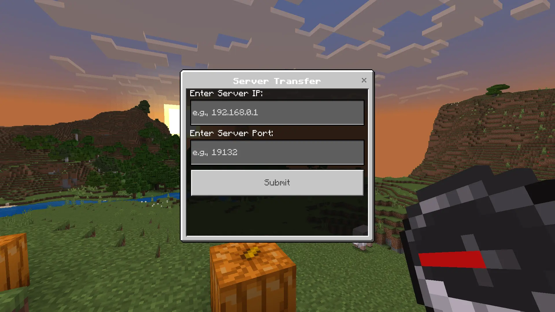 Transfer UI Mod / Addon screenshot