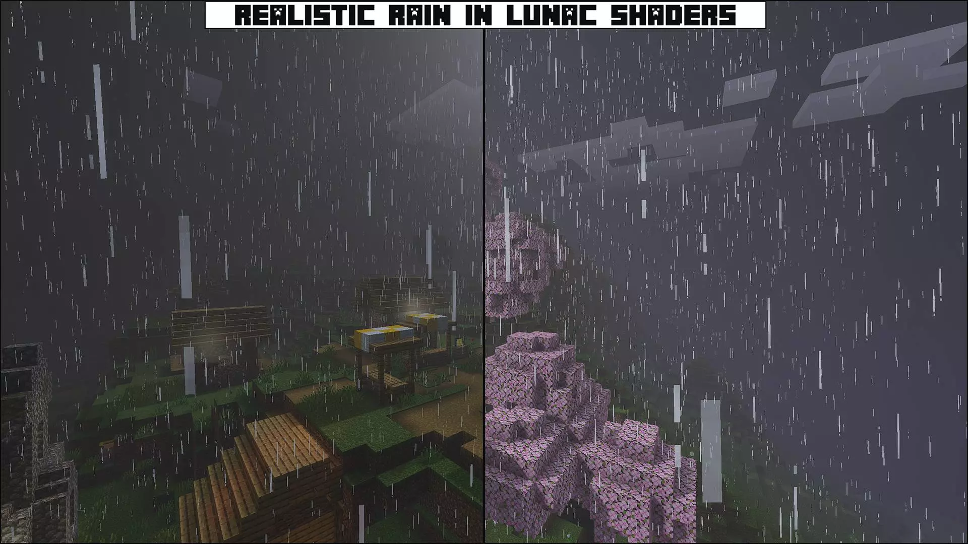 Realistic Rain Graphics | Better Rain Texture Pack Mod / Addon screenshot