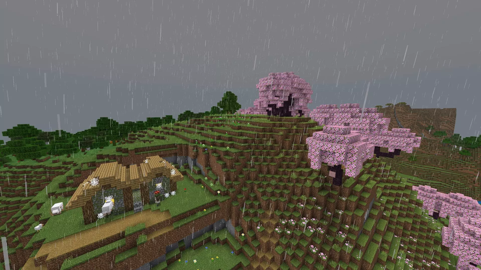 Realistic Rain Graphics | Better Rain Texture Pack Mod / Addon screenshot