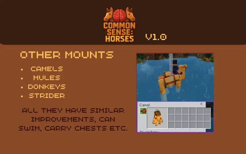 Sentido común: Mod / Addon de caballos screenshot