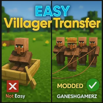 Villagers Easy Transfer Mod / Addon thumbnail