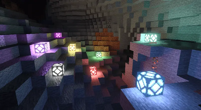 Redstone Lamps Plus Mod / Addon screenshot