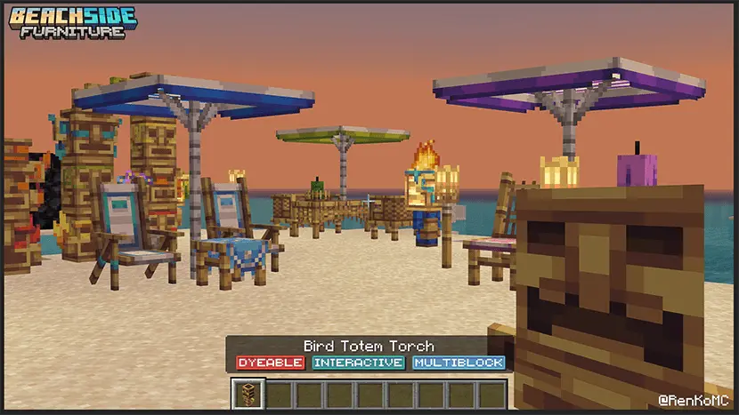Beachside Furniture Mod / Addon screenshot