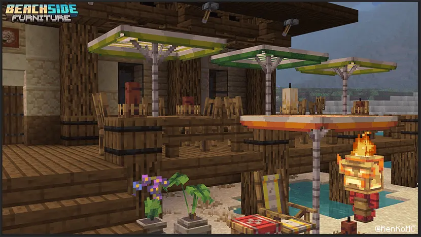 Beachside Furniture Mod / Addon screenshot