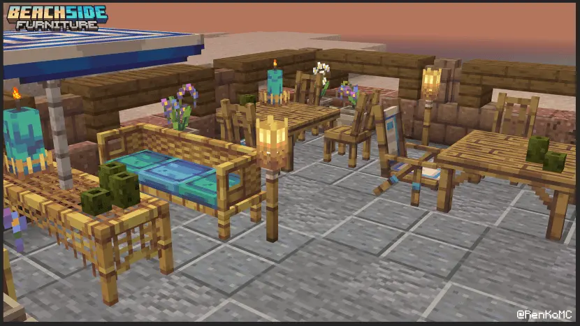 Beachside Furniture Mod / Addon screenshot