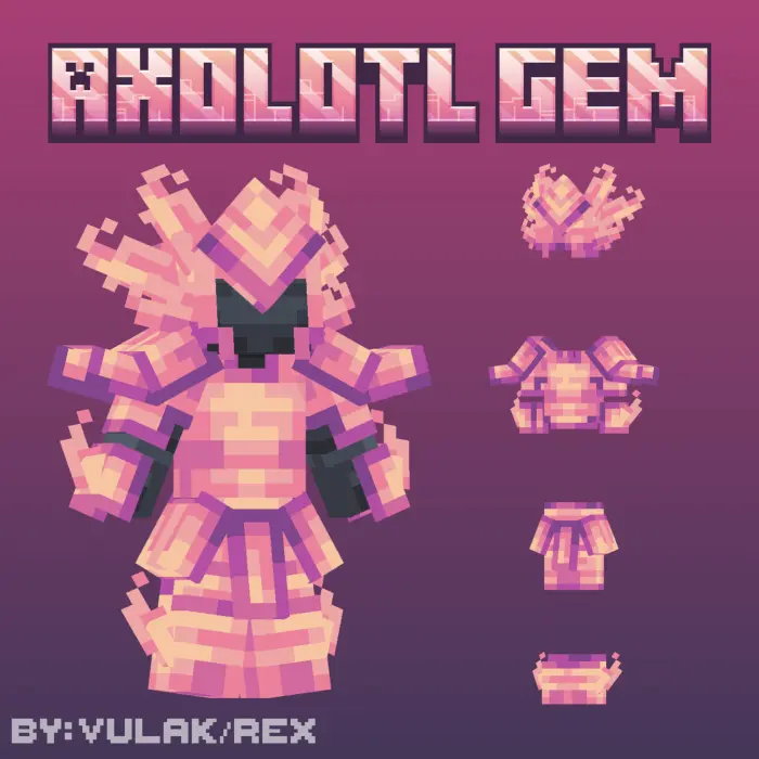 Axolotl gem Armor Mod / Addon thumbnail