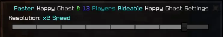Faster Happy Ghast & 13 Players Rideable Happy Ghast Mod / Addon screenshot