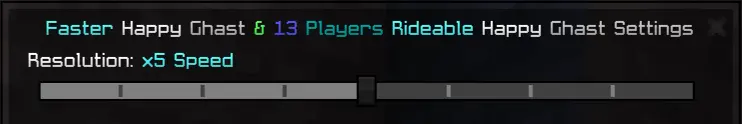 Faster Happy Ghast & 13 Players Rideable Happy Ghast Mod / Addon screenshot