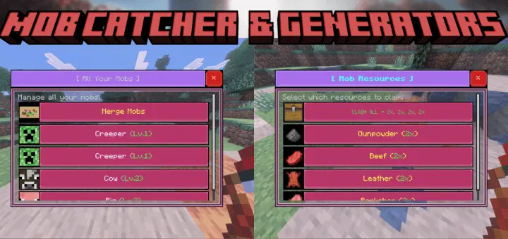 Mob Catcher and Generators Mod / Addon thumbnail