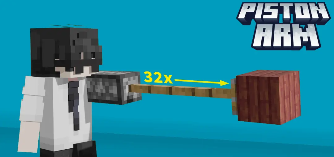 Piston arm - Build 32 blocks away Mod / Addon thumbnail