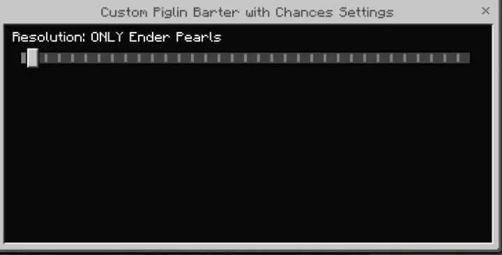 Piglin Custom Barter and Chances Mod/Addon screenshot