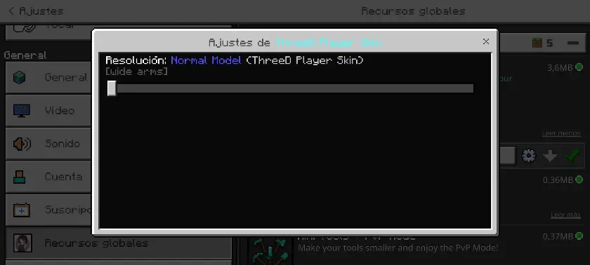 ThreeD Player Skin Addon / Texture Pack screenshot