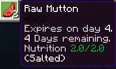 Expiring Food Mechanics Mod / Addon screenshot