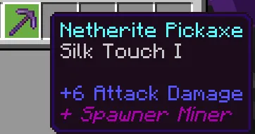 Spawner Miner (enchantment) Addon screenshot