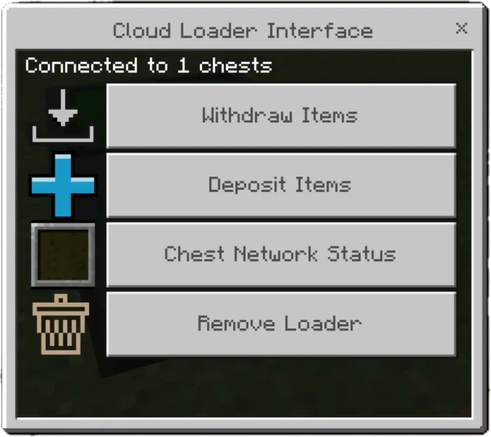Storage Addon screenshot