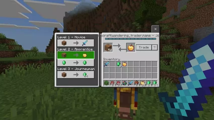 WANDERING TRADER'S CUSTOM TRADES Mod / Addon screenshot