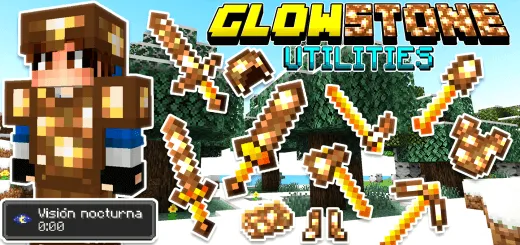 Glowstone Utilities - Weapons, Tools And Armor Addon thumbnail