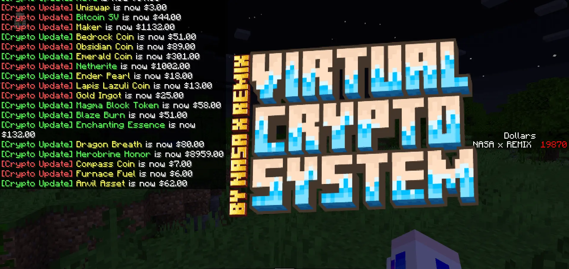 Virtual crypt stock market economy system Mod / Addon thumbnail