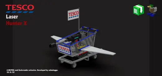 Tesco Trolley Laser Hunter X Mod / Addon thumbnail