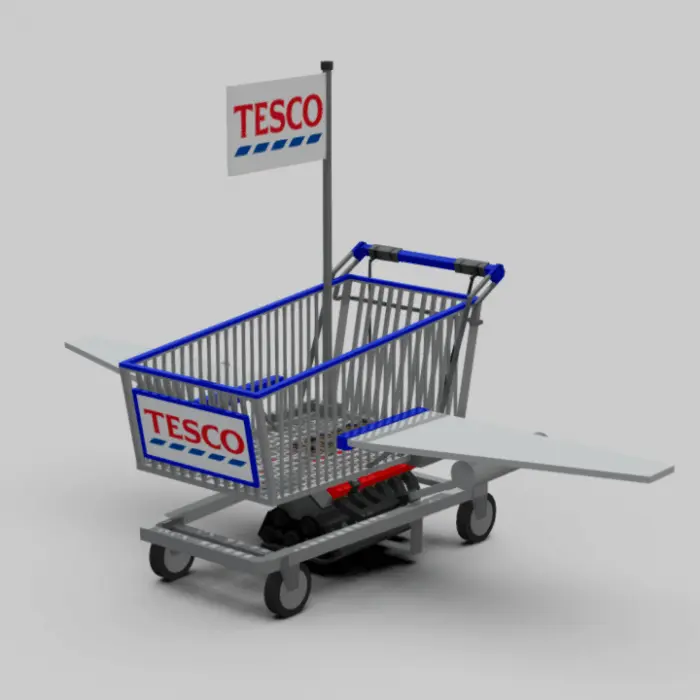 Tesco Trolley Laser Hunter X Mod / Addon screenshot