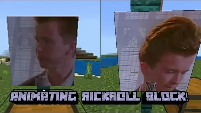 Rickroll Addon But Better Mod / Addon screenshot