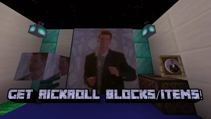 Rickroll Addon But Better Mod / Addon screenshot