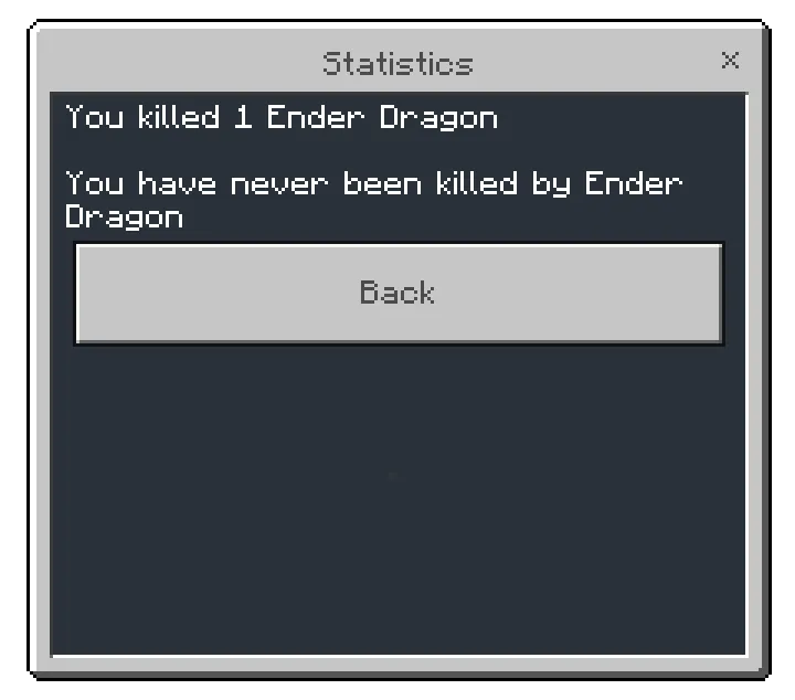 Minecraft Statistics Addon screenshot