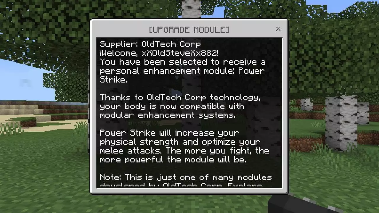 Upgrade Lite: Power Strike Mod / Addon screenshot