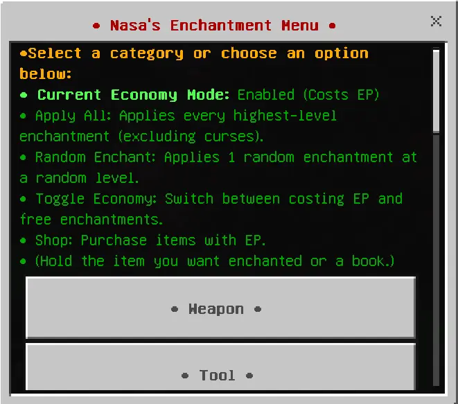 All Enchantments Menu Mod / Addon screenshot