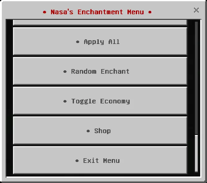 All Enchantments Menu Mod / Addon screenshot